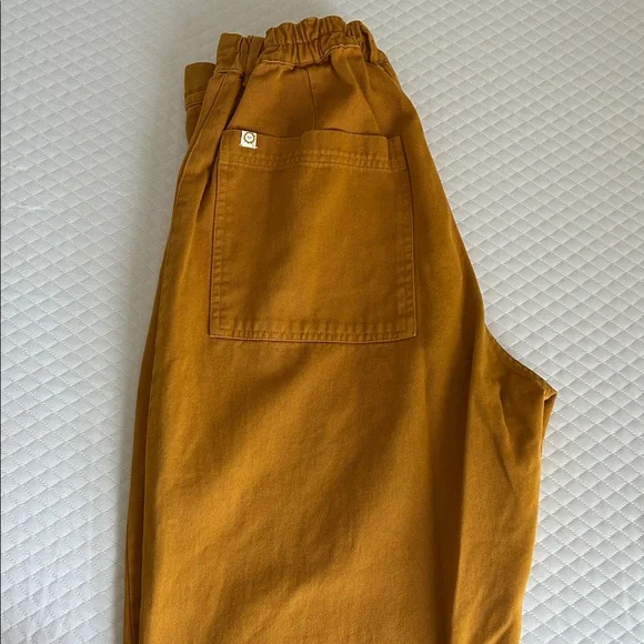 Big Bud Press Spicy Mustard Paintstamped Daisy Western Pants - Picture 5 of 5
